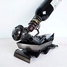YUXIwang Statua di Cremagliere creative vino, artigianato del ferro, decorazioni for la casa, gesti bere, fatti a mano scultura Bottle Holder Vino contenitore decorazione domestica del mestiere del fe