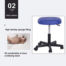 SXRDZ Bellezza sgabello Piazza regolabile idraulico Sgabello girevole, con sollevamento bracciolo in pelle impermeabile sedia Giri 360 gradi di rotolamento Salon Sgabelli, for Office Massage Tatuaggio