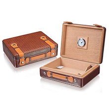 Liang Yu Umidificatori for sigari - Umidificatori Portatili for sigari da 30 scatole di Sigarette Portatili Cedro Spagnolo Contenitore di immagazzinaggio