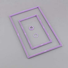 nobrands Scatole portaoggetti -5 Scatole portaoggetti Pieghevoli in plastica Doppia Viola Organizer per Scarpe, Scatola per Borse per la casa