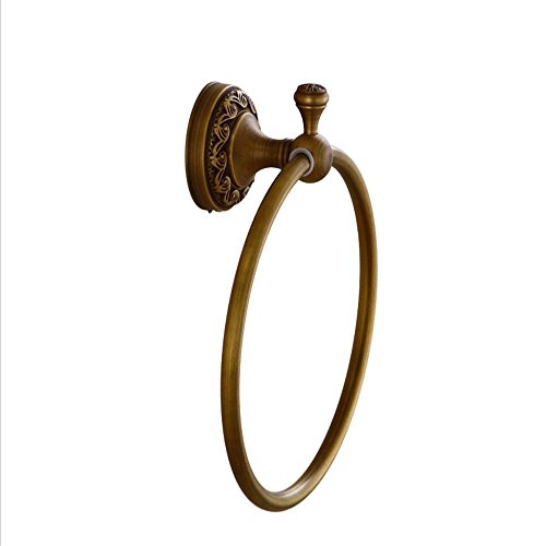 MBYW moderno portasciugamani portasciugamani Hardware ciondolo in rame puro europeo antico asciugamano anello/asciugamano appeso anello/asciugamano appeso anello/portasciugamani per bagno/bagno