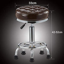 Sgabello Sedie Bar Barstools Salon contatore Girevole Regolabile Alta Bellezza Sgabelli, casa Semplice Tempo Libero Barra di Metallo Sedie Sedile Arredo Bar Cucina (Color : Light Green)
