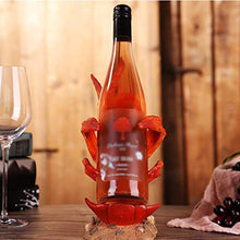 Y DWAYNE Scaffale per Vino Non trattato Portabottiglie Stile Moderno Perfetto per Bar, Cantina, Cantina, Cantina, Armadio, ECC. Stile Classico - Rosso