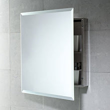 Kiamami Valentina ARMADIETTO CONTENITORE CON SPECCHIO PER BAGNO IN ACCIAIO INOX