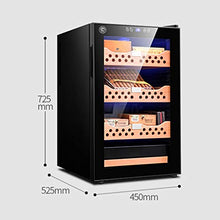 Cigar Humidor Dispositivo Di Raffreddamento Built-in Legno Di Cedro A Tre Strati Regolabile Temperatura Cigar Cabinet Idratante Governo In Grado Di Ospitare 400 Surface Acciaio Inossidabile Decorativo
