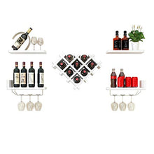 Elegante Scaffale per Vino Armadio per Vini a Parete, Cremagliera Del Vino Creativo Soggiorno Appeso a Parete Vetrina Vetrina, HJJ
