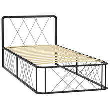 SKM Giroletto Nero in Metallo 100x200 cm (19.2kg)