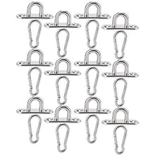 Eddwiin Acciaio Inossidabile Swing Fibbia Gancio Fisso Amaca Sedia Sospesa Cestino Pad Accessori Piastra Occhiello