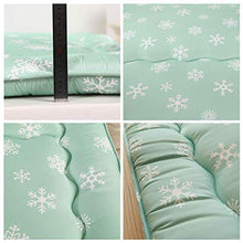Z&HA Snowflake Materasso per i Bambini, futon Giapponese Materasso Tatami Tappetino Pieghevole Letto Portatile materassino da Campeggio Bambini Sleeping Pad Piano Lounger Divano Letto,Verde,150x200cm