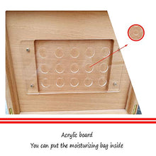 YYYUR Cedar Cigar Box, Moderna e Semplice del Grande capacità Cigar Humidor, Casa Domanda su alcolizzazione Cigar Box, 30 sigari