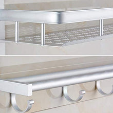 AINIYF Bagno Bagno Doccia Mensola Organizzatore Parete di Alluminio dello Spazio Punch Colla Libera Torre Gancio Fence Agganciare (Dimensione: 60x135x205mm)