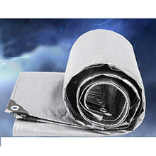 GFSD Telone Impermeabile for Esterno Argento Impermeabile Isolamento Panno di Protezione Solare Addensare Riparo Esterno dalla Pioggia telone ombreggiante (Color : Silver, Size : 2.8x4.8m)