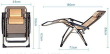 FACAZ Sedia Sdraio da Giardino reclinabile e Pieghevole Zero Gravity da Esterno con poggiatesta Imbottiti Regolabili e Confortevole Tessuto in Legno di bamb霉