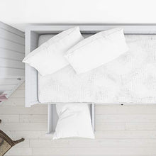takestop® COPRIMATERASSO Singolo Jacquard SALVAMATERASSO Spugna Angoli Elasticizzato Copri Materasso Letto 90x200+27CM 100% Cotone