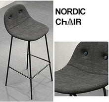 Yxsd Bar Stool con Schienale contemporanea Sgabello Sedie Gambe Sgabelli Metallo Moderno contatore Chair Bar Bistro Cucina Sala Imbottite schienali e sedili Laterali for Café sgabelli Alti