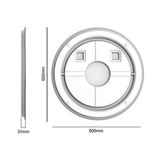 Specchio luminoso a LED, specchio luminoso intelligente, specchio rotondo, specchio da bagno, specchio da bagno a parete, specchio intelligente con specchio antiappannamento lampada, 60 * 60 cm