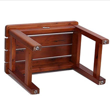 Sgabello da Doccia Famiglia Pediluvio Sgabello Antisettica Doccia Sgabello Curvo Trucco Sgabello Pranzo Sgabello Sgabello Sgabello Alto (Color : Brown, Size : 50 * 30 * 30cm)