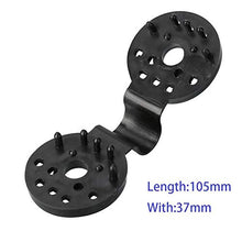 ningxiao586 50pcs Clip di Stoffa a Forma di Ombra Rotonde per Ancoraggio di Stoffa per Tende, trattate con UV, Clip da Giardinaggio per Tende da Giardino per Parasole per Serra