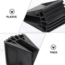 Yardwe 4Pcs Antiscivolo Piedini in Gomma di Ricambio Scala Scala a Pioli Piedi Tappetino Piede per Scaletta Scaletta di Estensione Ricambi Accessori di Ricambio Nero