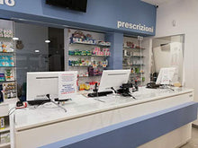 Astroplastic Parafiato Pannello Protezione a L, Diverse Misure A Scelta - Vetrina per Alimenti, Farmacie, Tabaccherie, Parasputo, Barriera in plex plexiglas Trasparente (cm Altezza 80 x Larghezza 80)
