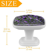 lavanda 4 PCS Pomelli per Porta, Pomolo per Mobile, Pomelli per Mobili con Viti, Maniglia per Armadietto, Pomelli per Porta, Pomelli per Cassetti per Porta, Armadio, Cassetto e Credenza