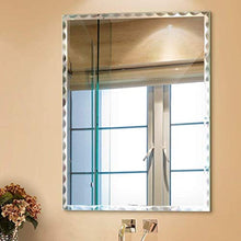 CENPEN Senza Telaio Piazza Bathroom Specchio a Parete Makeup Dresser Mirror (Dimensioni: 60 * 80cm)