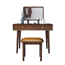 YaGFeng Comò Un Banco di Legno con Cassetto Specchio Comò 2 Suite Cosmetici Comò Gioielli Armadio Tavolo Comò (Color, Size : 95x42x75cm)