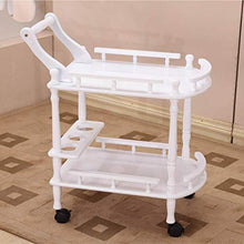 WY&WY Carrello da Bar Cucina Multifunzione rotolamento Carrello a Carrello di stoccaggio con Ruote e Maniglie per Cucina Trucco Bagno,b,80cm