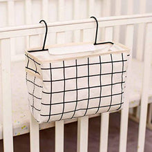 litty089 - Borsa portaoggetti da Appendere alla Parete con Gancio, Adatta per Telefono, Libro, Decorazione per dormitorio, Comodino Cervo nella Foresta