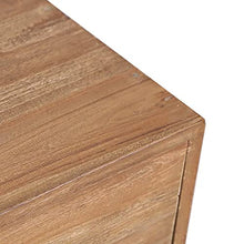 vidaXL Comodino 40x35x55 cm in Legno Massello di Teak