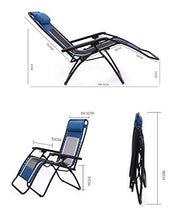 XUSHEN-HU Beach Sedie Pieghevole reclinabile in Campeggio con Resto del Piede di Corsa Esterna di Pesca sede Portatile di Metallo Chaise Lounge Chair, 210kg Attesa