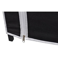 cangzhoushopping Armadio Guardaroba Pieghevole Nero 110 x 45 x 175 cm Arredamento Armadietti e portaoggetti Armadi