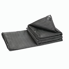 MTYLX, telo di copertura per tende di grandi dimensioni, impermeabile, resistente all'usura, resistente agli strappi, colore nero, per grandi Hinery, copertura per camion, A, 1,9 x 2,9 m