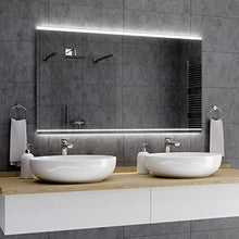 Alasta Specchio Seoul Illuminazione da Bagno Specchio Controluce LED | 100x80cm | Specchio da Parete Molte Dimensioni | Bianco Caldo | A++