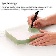 UTDKLPBXAQ Scatola per Pane tostato Portatile Riutilizzabile in Silicone per Sandwich per Picnic in Ufficio a casa