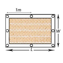 Shade Sail Baldacchino, Recinzione Per La Privacy Schermo, Filtro Luce Poliestere Traspirante Con Acciaio Inossidabile Asola Per Pergola, Posto Auto Coperto, Portico ( Color : Beige , Size : 1.8x6m )