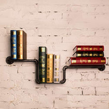 &ripiano di stoccaggio Mensole a muro, American Retro vento industriale Bookshelf tubo del metallo Rack Mensola Sfondo Mensola decorativo Scaffale di finitura (Color : 1#)