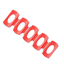 Portabottiglia Vassoio Contenitore Supporto Bottiglia Vino Birra Frigorifero Silicone Impila L'attrezzo Ordinato - Rosso