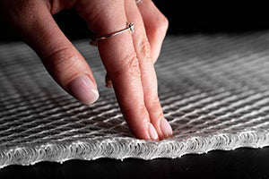 matnext Airflow Sotto materasso spesso 10mm in tessuto 3D Mesh - Sottostrato su misura - Tessuto distanziatore traspirante per la ventilazione del materasso (100cm x 220cm)