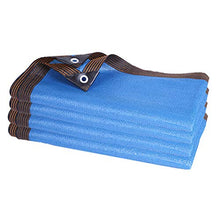 KUWD Rete ombreggiante,Rete da Giardino Addensata Crittografata,Rete di Protezione per Balconi,Utilizzata in Cortile,Piscina,Serra,Nuovo Materiale HDPE,Blu,Elegante e Semplice