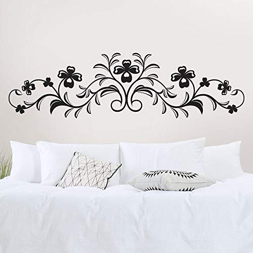 T-MK351 - Adesivi per testiera del letto, 39 x 140 cm, colore: Nero