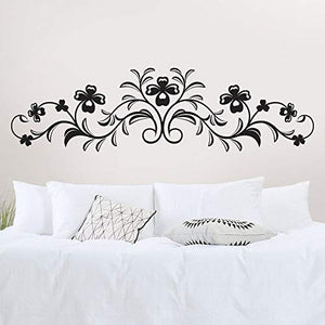 T-MK351 - Adesivi per testiera del letto, 39 x 140 cm, colore: Nero