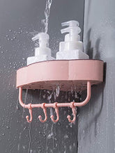 Scaffale da parete triangolare per bagno