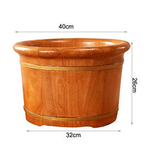 MZZYP Pediluvio barile Solido ammollo Piede in Legno Barrel la casa in Legno pediluvio Legno barile di Legno Solido Schiuma Bacino Salute pediluvio Barrel Foot Tub