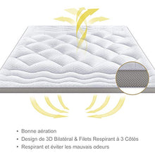 BedStory 【2020 Versione Topper 180 x 200 x 5 cm in 3D microfibra ad alta densità 1000 g/m², proteggi materasso antiacrico, traspirante, morbido, ideale per migliorare il comfort del materasso.