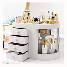ACEWD Organizzatori di Trucco E di Stoccaggio, Gioielli E Espositore Cosmetico, Scatola di Immagazzinaggio Dell'organizzatore di Cosmetici di Grande capacità