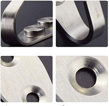 Set da 6 Ganci per Cappotto, Acciaio Inox Spazzolato, Appendiabiti da Parete Decorativi a Forma di J per Appendere Cappotti, Sciarpe, Borse, Borse, Zaini, Asciugamani e Altro, Carico 35 kg