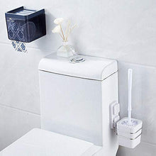 MeYuxg Scopino e Supporto per Toilette,Set di Scopini per WC di Alta Qualità,Con Tazza a Tenuta Stagna,Scopino per WC Adatto per il Bagno di un Hotel Familiare o un Bagno Pubblico(Bianco Caldo)