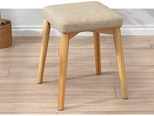 Sedia da Bar Sgabello Sedia Poggiapiedi Divano Sgabello Sgabello Basso può Essere Lavato e Lavato Possono Essere impilati Piazza Sgabello Moderno Minimalista di Legno Solido Piccola Sedia QAF1015