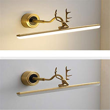 NBZLY Armadietto per specchiera Antler, Artigianato Squisito, Luce Uniforme, Adatto per Il Tuo Bagno, Armadietto per specchi, Mobile da toeletta, Auto, Veranda, Corridoio, Corridoio